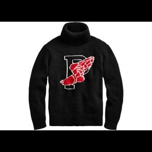 Polo Ralph Lauren 1992 stadium stadium pwing knitted turtleneck